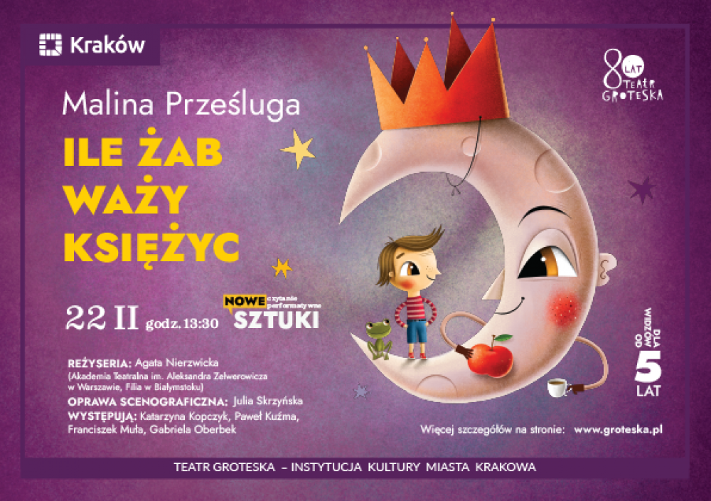 "Ile żab waży księżyc" - Nowe Sztuki Czytania Performatywne w Teatrze Groteska